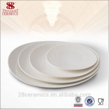 De Buena Calidad Juego de vajilla de porcelana Placa oval para hotel